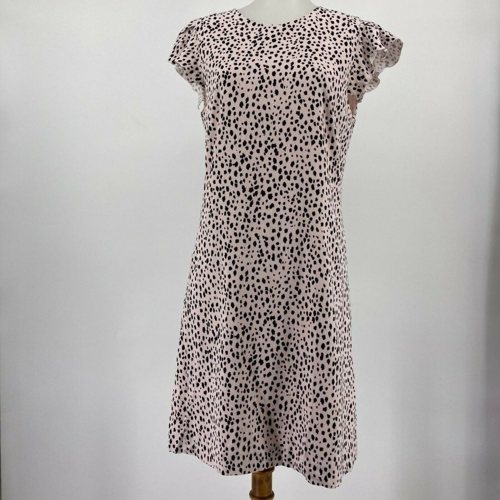 Rebecca Taylor Mini Dress Light Pink Spotted